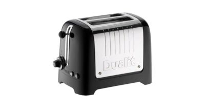 Dualit 26205 Lite High Gloss 2 Slice Toaster in Black